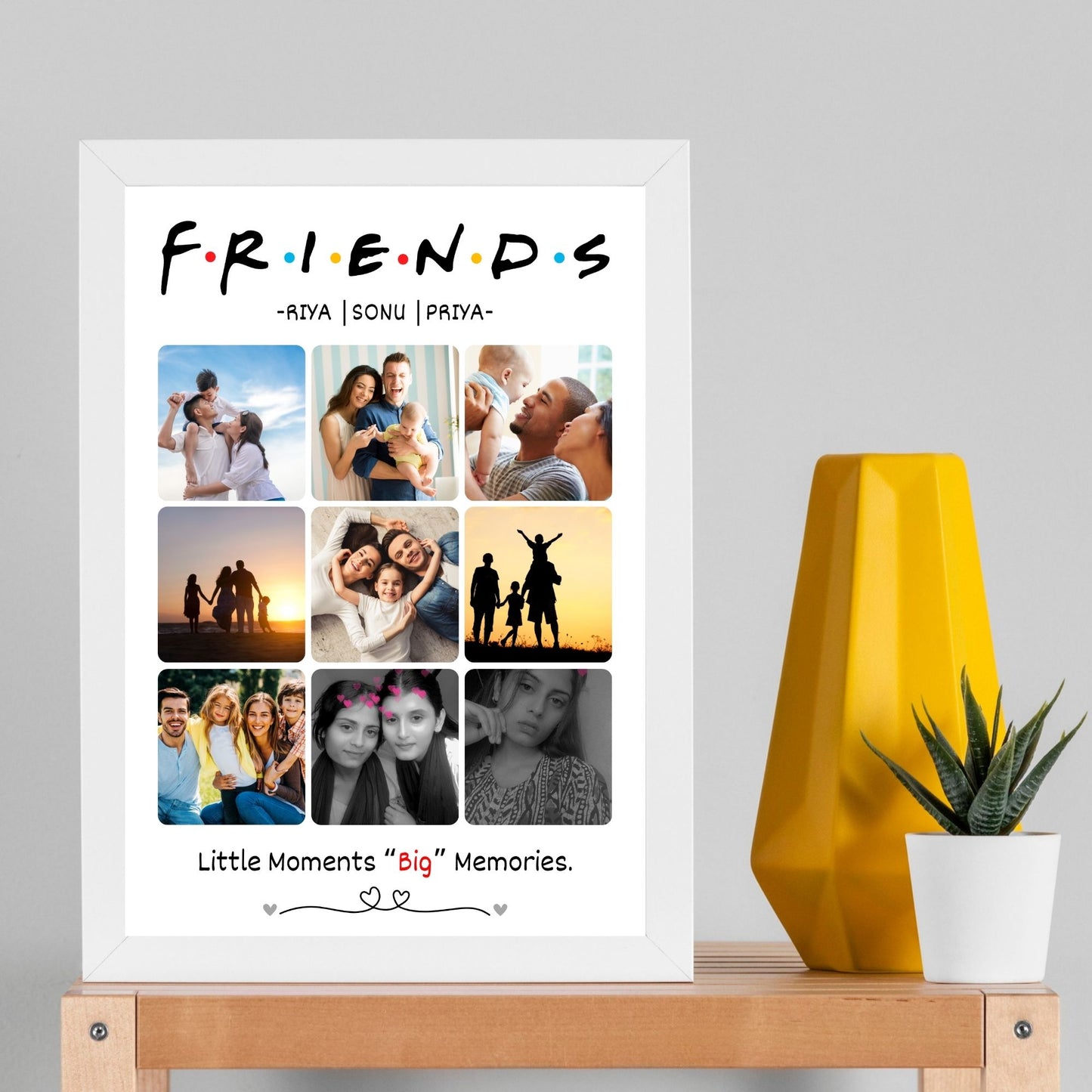 Customized FRIENDS Collage