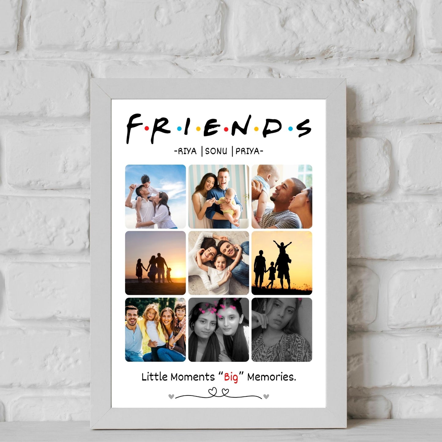 Customized FRIENDS Collage