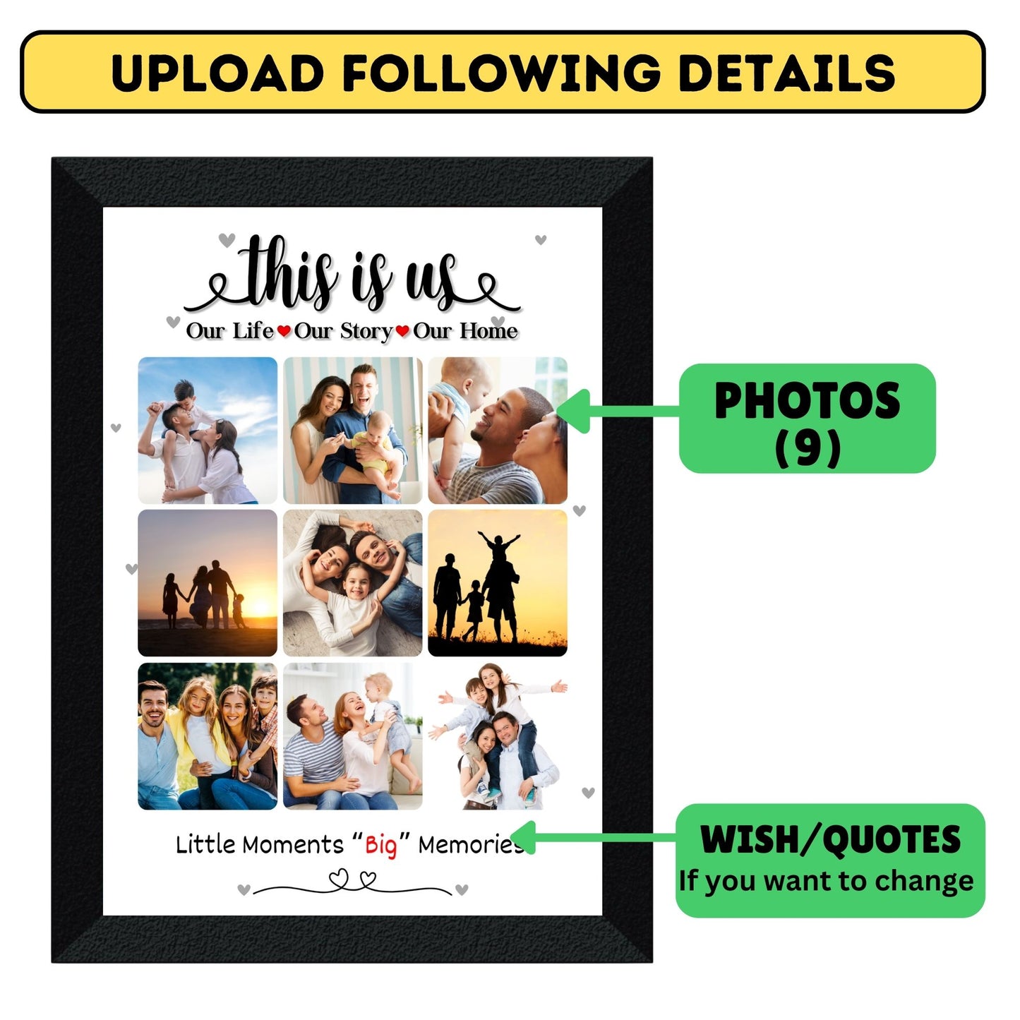 "This is Us" Collage Frame
