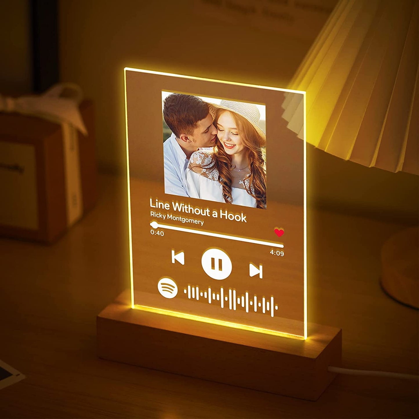 Personalized Spotify Photo Lamp