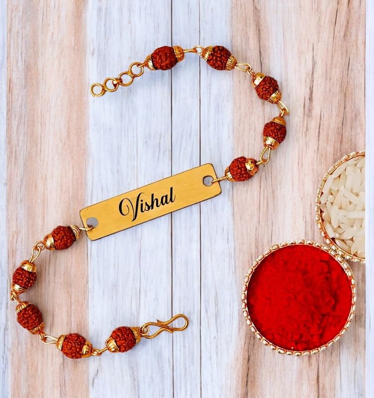 Customised Rudraksh Rakhi
