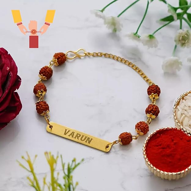 Customised Rudraksh Rakhi