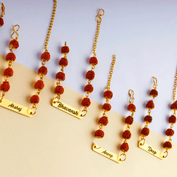 Customised Rudraksh Rakhi
