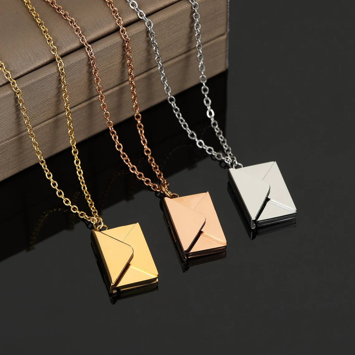 Personalized Envelop Necklace