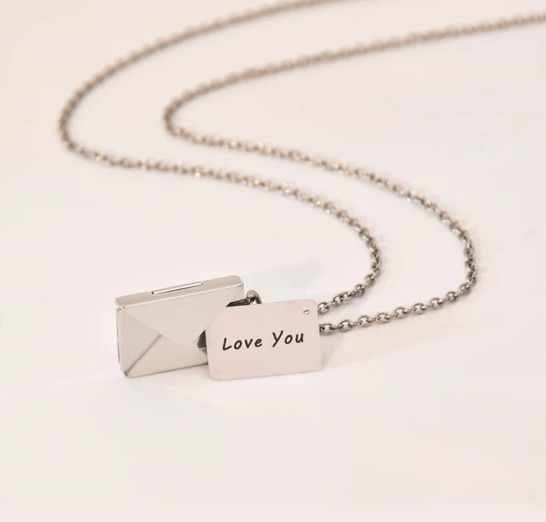 Personalized Envelop Necklace