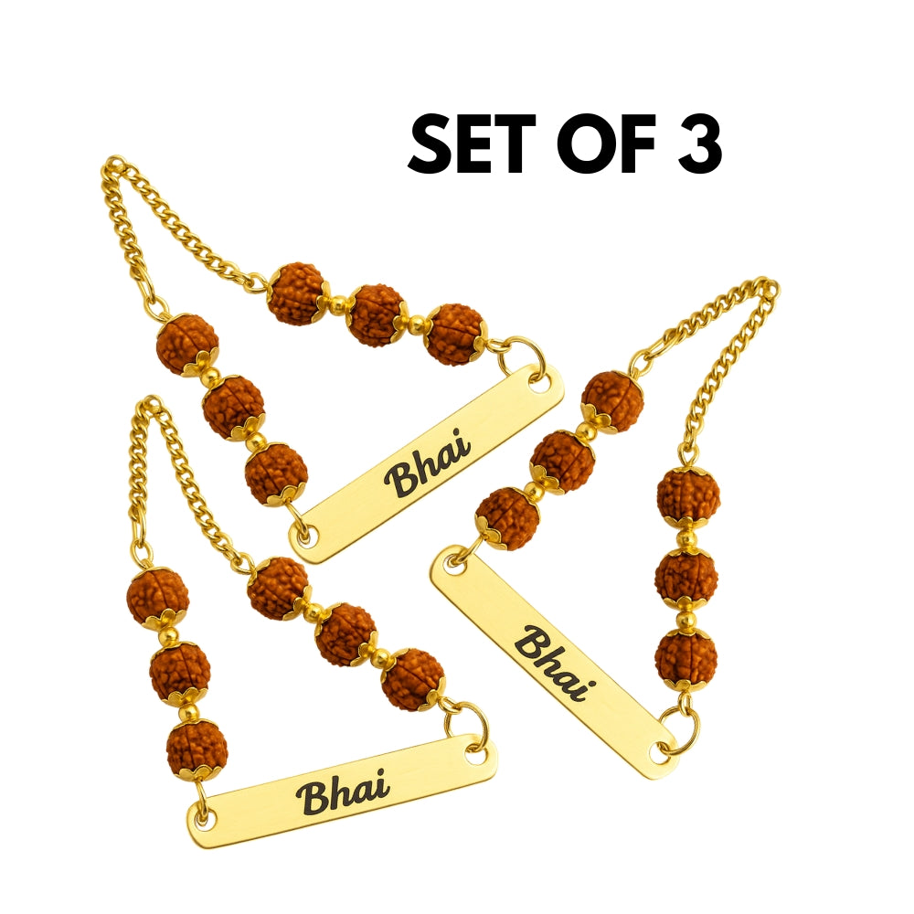 Customised Rudraksh Rakhi