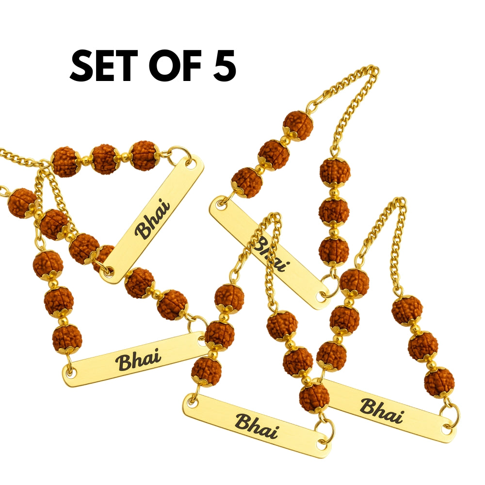 Customised Rudraksh Rakhi