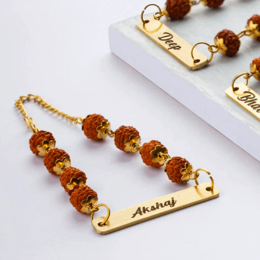 Customised Rudraksh Rakhi