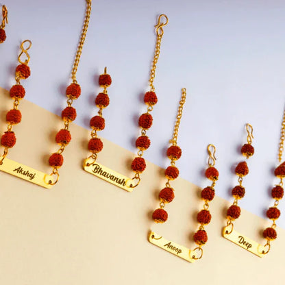 Customised Rudraksh Rakhi