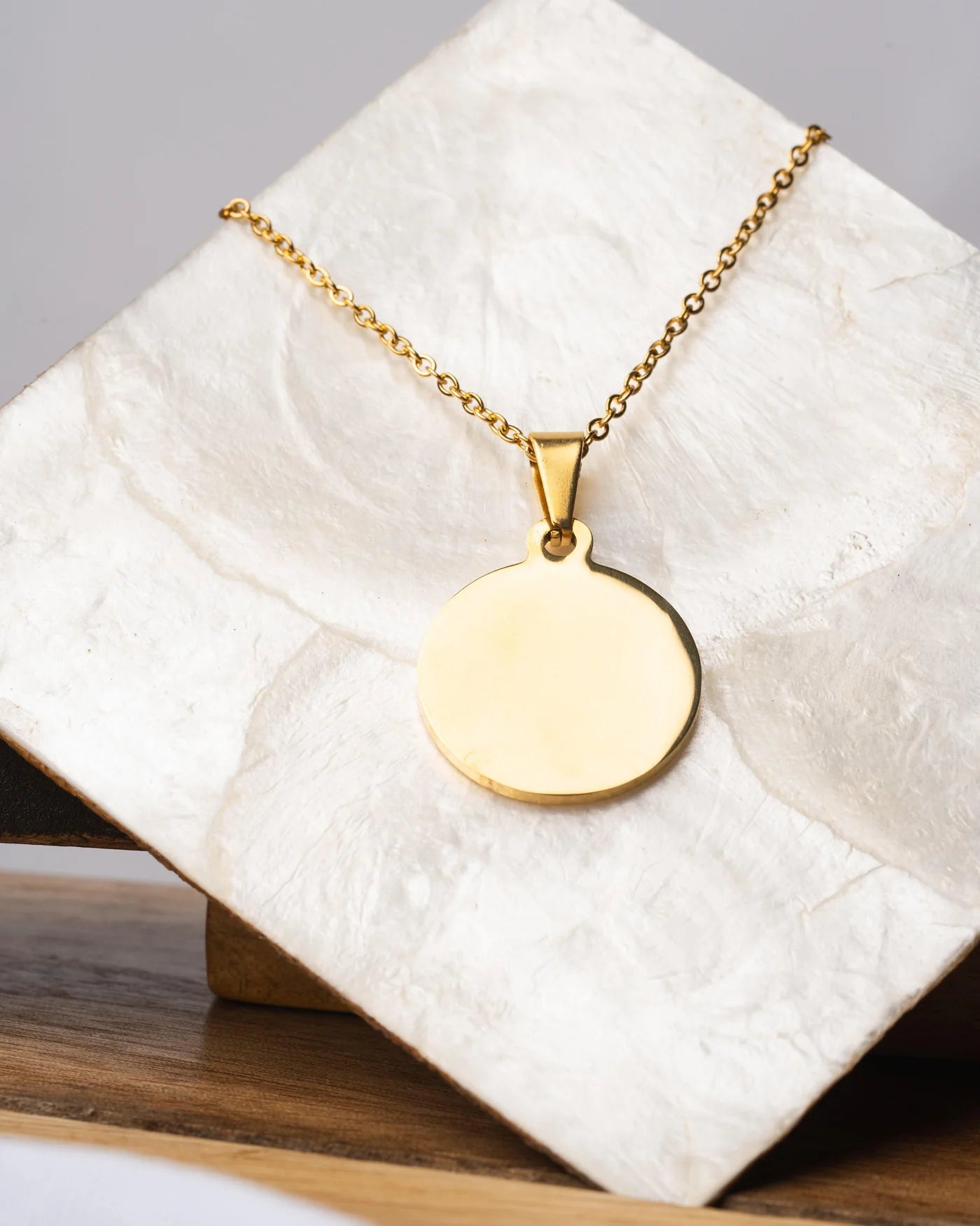 Personalized Photo Round Necklace