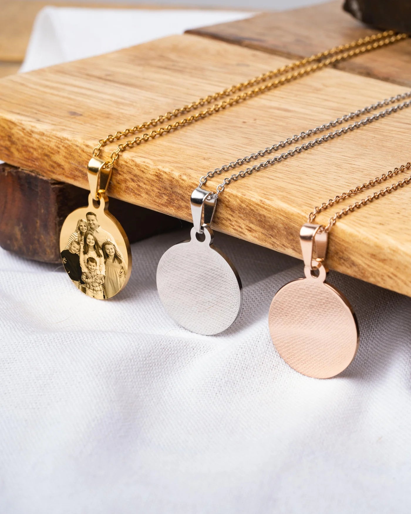 Personalized Photo Round Necklace