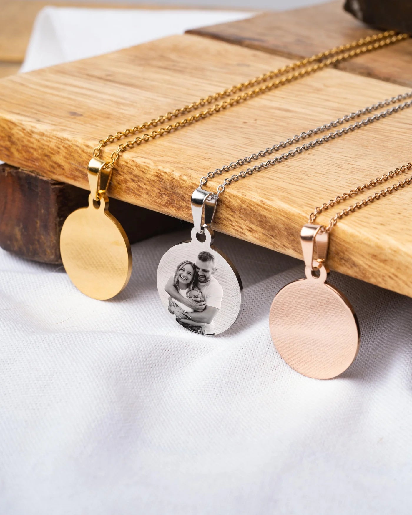 Personalized Photo Round Necklace